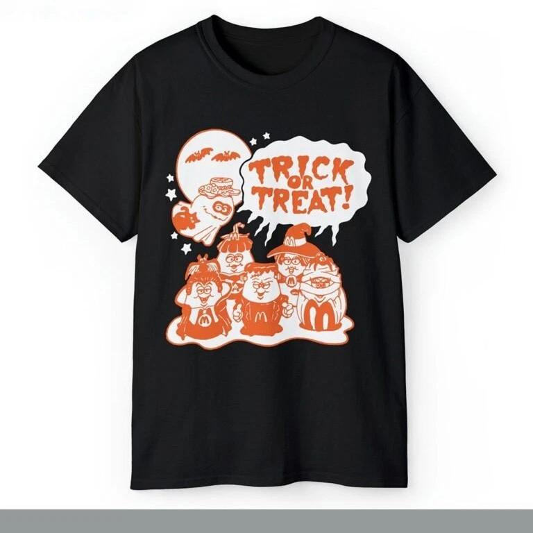 

Retro Vintage 1993 Mc donalds Halloween Trick Or Treat Unisex T Shirt HOT ITEM Unisex T-Shirt XL