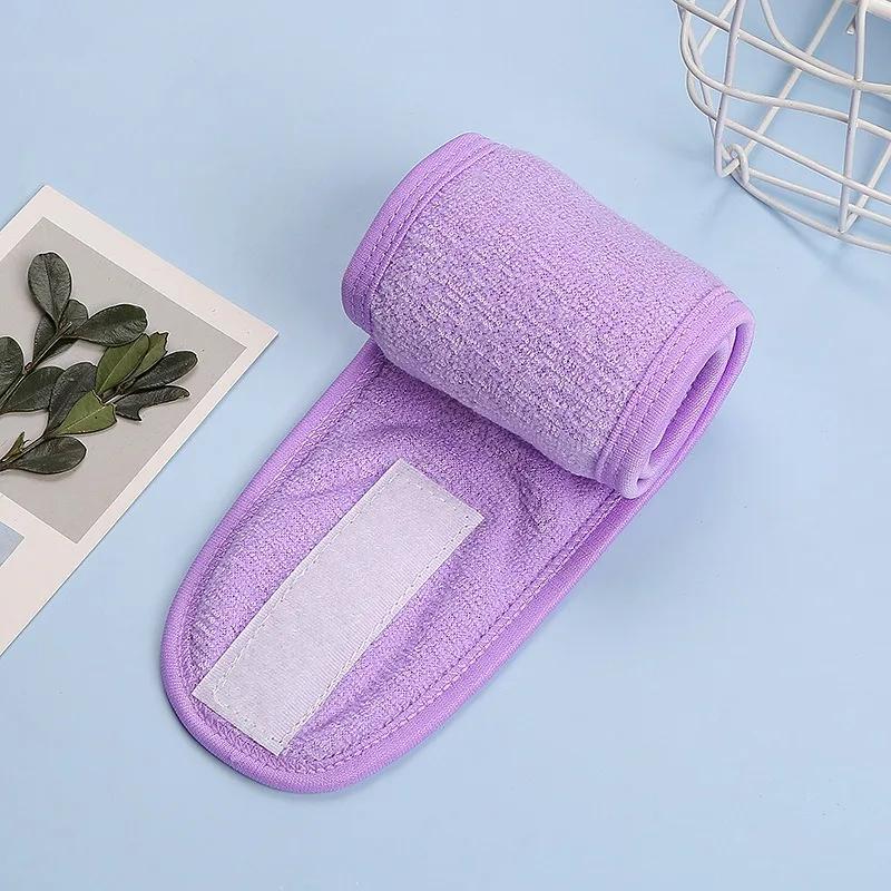 Ayarlanabilir Kafa Bandı Geniş Hairband Yoga Spa Banyo Duş Makyaj Yıkama Yüz Kozmetik Kafa Bandı Kadınlar Bayanlar için Makyaj Aksesuarları
