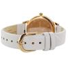 OLIVIA BURTON Embroidered Dial Collection White Gray Leather Belt OB16EM06 Watch [Olivia Burton] Women's [Item]