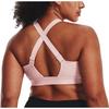 Under Armour Continuum Mid Sports Bra Medium Support Women Underwear Pink 1372559-676
