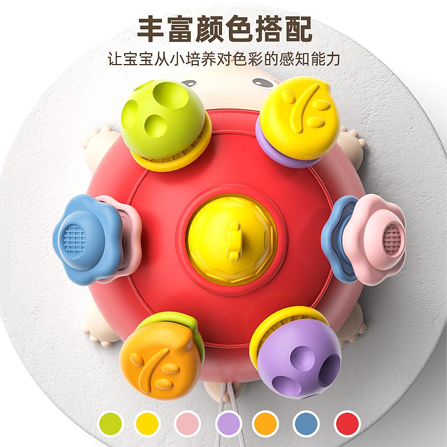 Baby Cartoon Mengqu Early Education Colorful Toothpaste Hedgehog Bites Le Ke Bites Zhuanzhuan Le Infant Toddler Toys