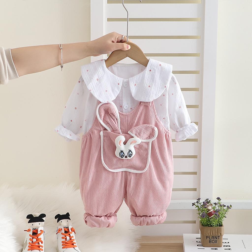 Kids Casual Long-Sleeve Set, Comfortable Daily Wear Outfits