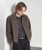 Sperone Peach Washed Crop Shirt Jacket (Brown)