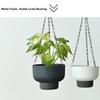 Drainage Self Watering Hanging Planters Chain Hooks Vertical Flowerpot  Indoor Plants