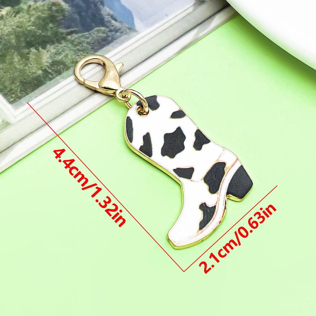 Retro Alloy Denim Boots Keychains & Charms: Unique Women's Accessories