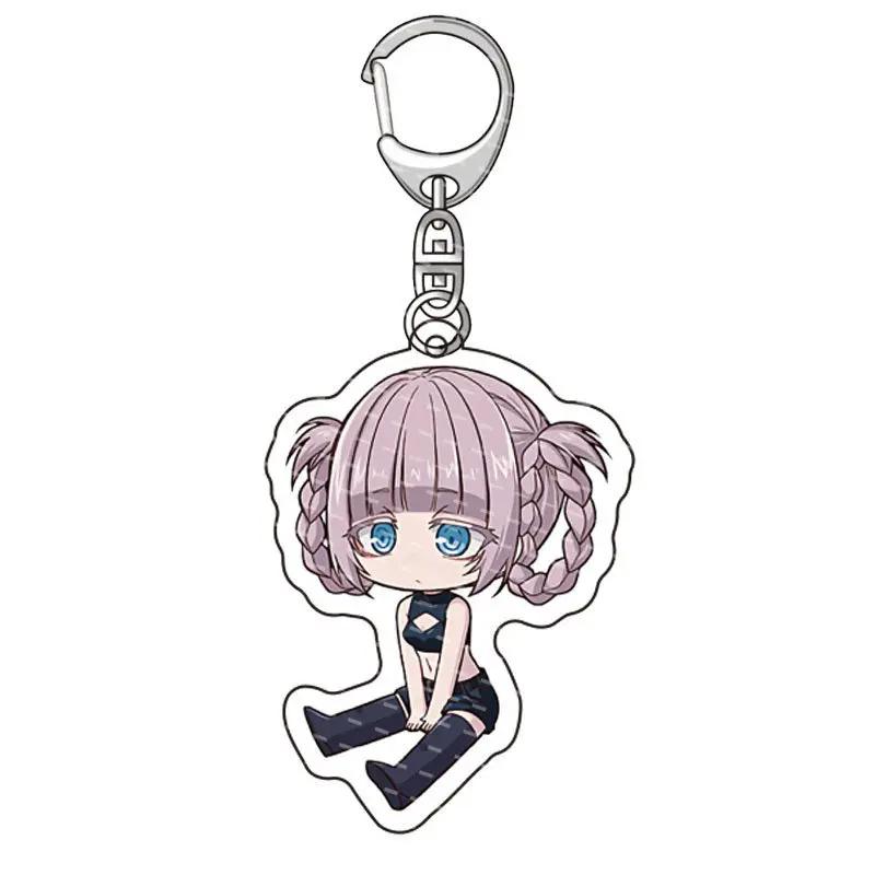 

Anime Call of The Night Keychain Cosplay Nanakusa Nazuna Yamori Ko Kikyo Seri Hirata Nico Cute Figures Acrylic Keyring Bag Charm