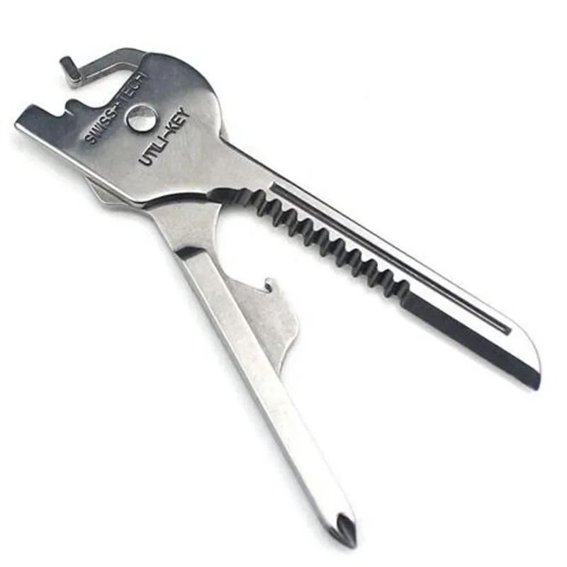 6-in-1 Utili-Key Mini Multitool - Keychain Plier with Key Ring for Camping, Survival & Rescue | Pocket EDC Tools
