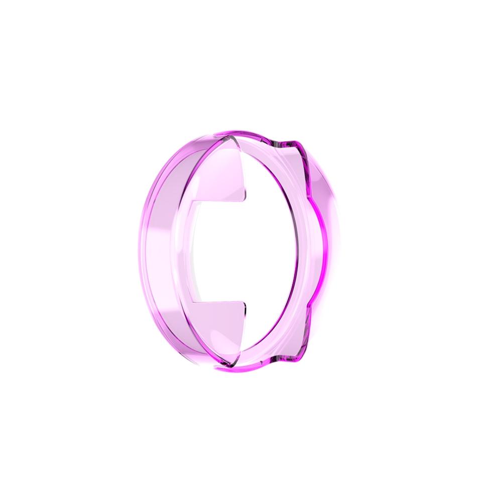 TPU Case for Garmin Lily Watch Clear Purple Protective Cover