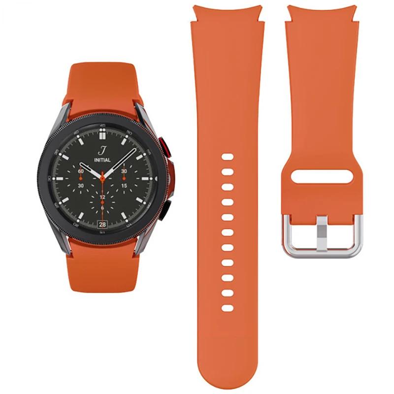20mm Silicone Strap For Samsung Galaxy Watch 7/6/5/4 40mm 44mm Pro 45mm Bracelet Belt Galaxy Watch 6 4 Classic 47mm 46mm Correa