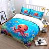 "Cheerful Underwater Octopus Dreams" Bedding Sets Duvet Covers Pillowcases(1* Duvet Cover 2* Pillowcases Without Duvet Insert)