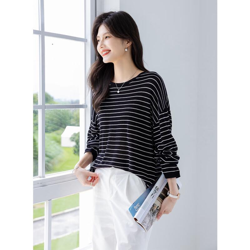 MOKANA Women's Long Sleeve Knit Sweater MKNJD3584