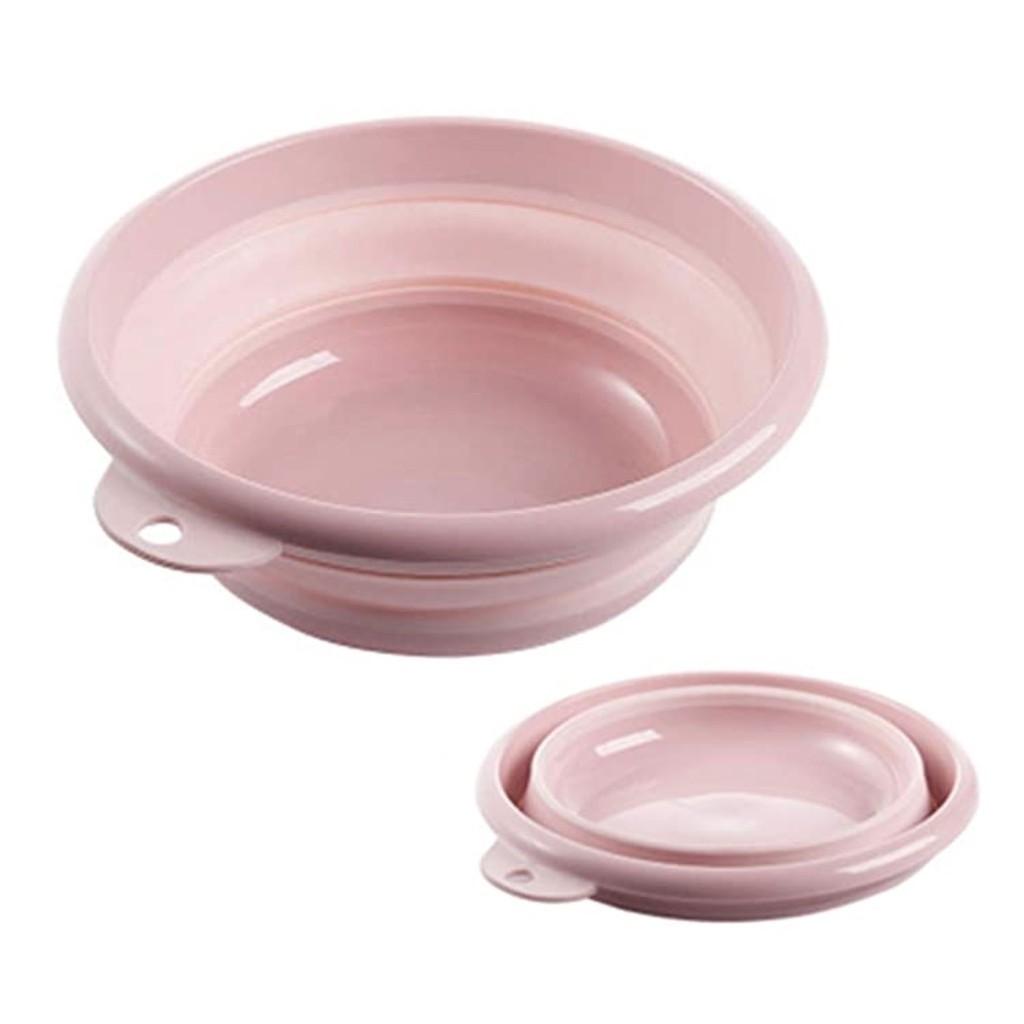 Homlly Collapsible Face Wash Basin Tub (Set of 3pc)