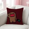 Cool Cute Domo-Kun Kawaii Pillow Case Pattern Printed Pillowcase For Living Room Sofa Cushion Cover