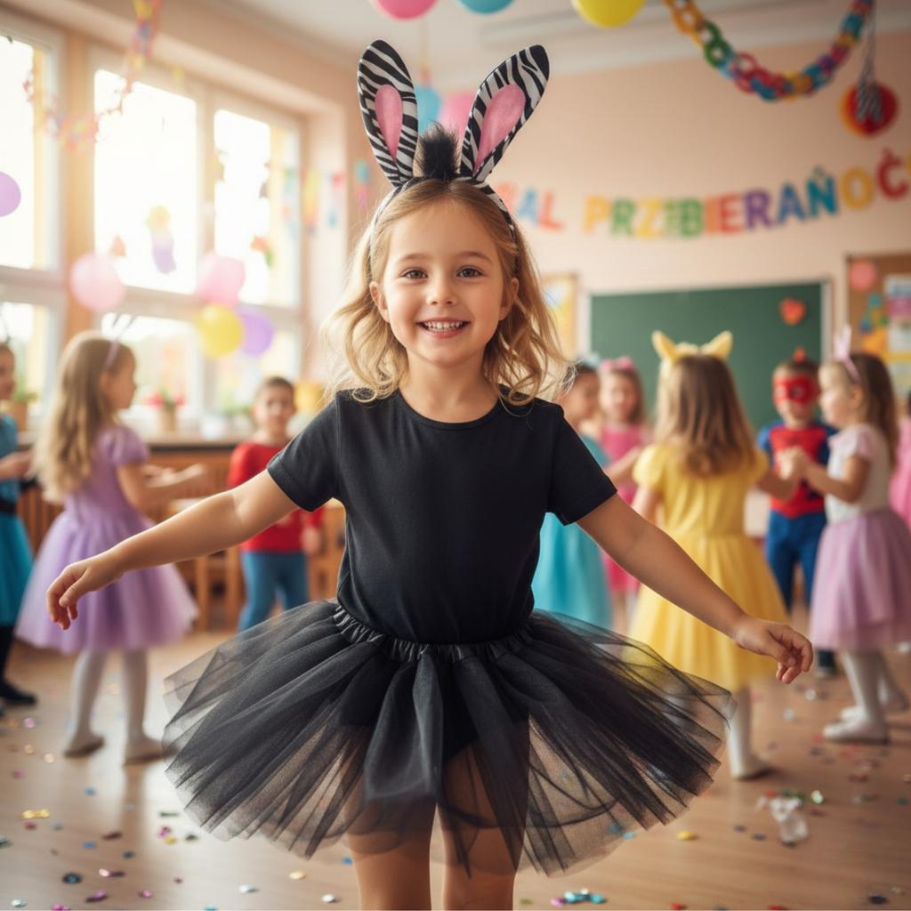 Zebra costume for girls carnival costume fancy dress party