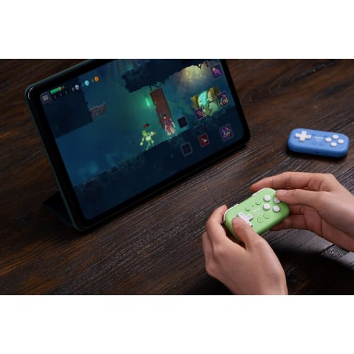 8BitDo Micro Bluetooth gamepad kapesní mini ovladač pro Switch, Android, Raspberry Pi, podporuje režim klávesnice (Zelená)