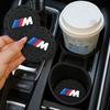 2Pcs For Bmw M Performance E46 E90 E60 F30 F10 E39 F20 pendant Silica Gel Car Coaster Water Cup Anti-slip Pad Auto Accessories RTU1