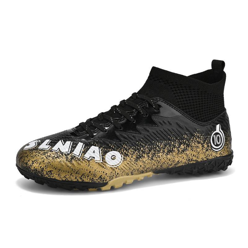 Children's Football Shoes Men's High Top Adult Student Professional Game Training Long Nails Broken Nails Sneakers