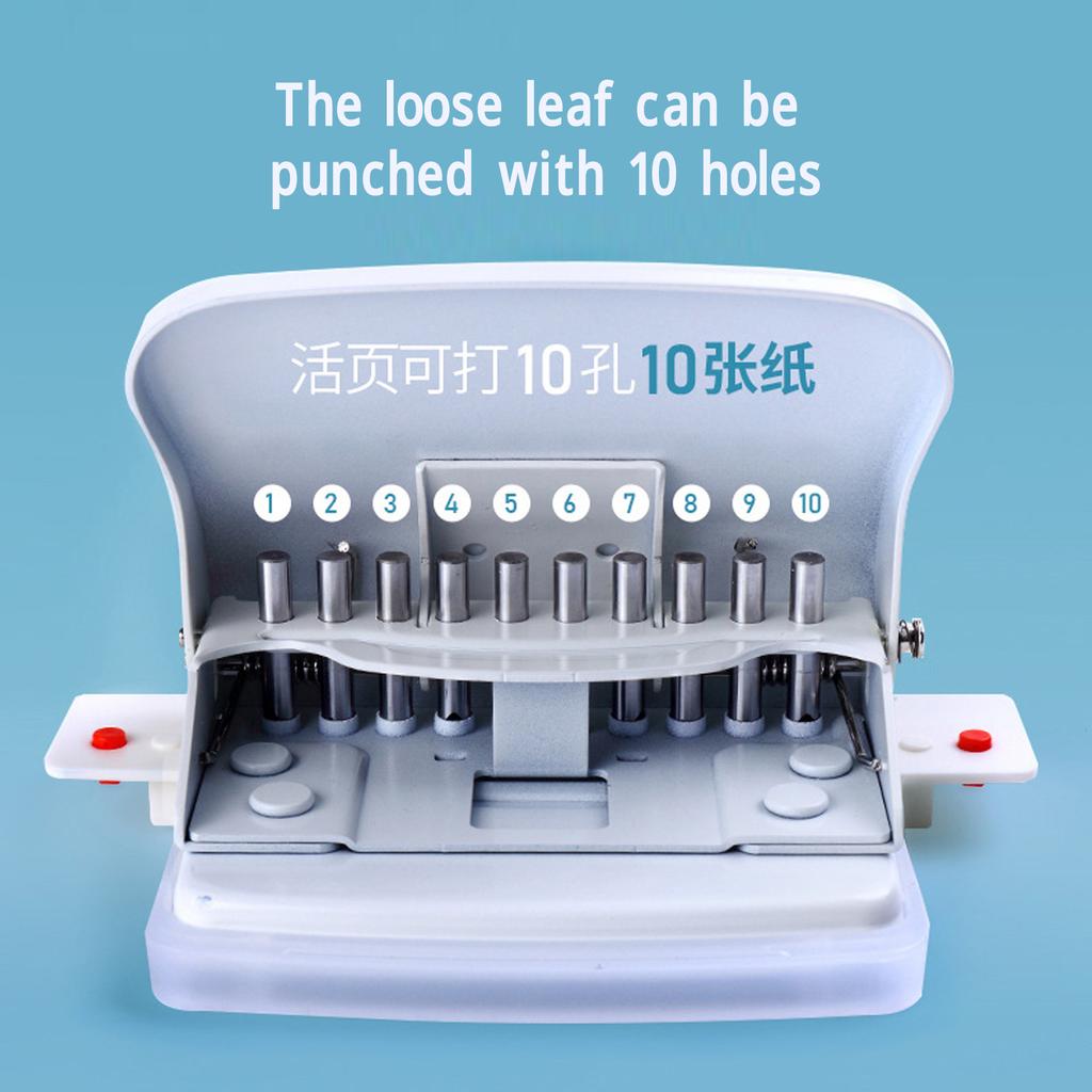 Paper Spiral Binder Machine Binding Machine Handheld Portable Spiral Binder A4 A5 A6 A7 Coil Book Round Hole Puncher School