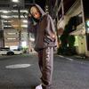 Cross-border American trendy brand Travis Scott Sun embroidery fleece hooded sweater men's and women's high street cardigan jacket