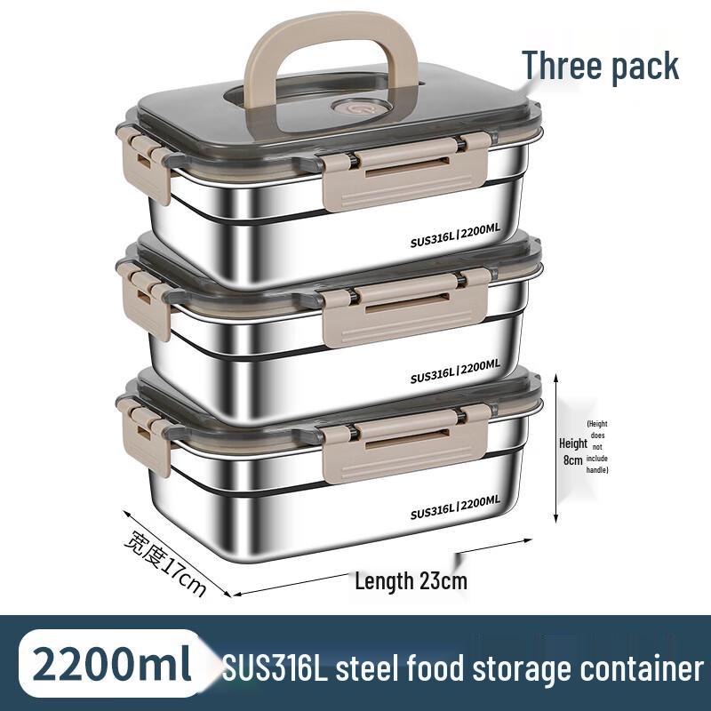 316 Stainless Steel Food Storage Container