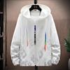 1011 high-end fashion casual sunscreen jacket men's summer light and loose breathable versatile outdoor skin clothing