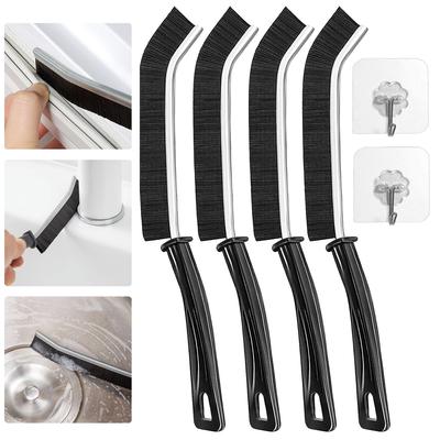 Leeseph 4Pcs Gap Cleaning Brush Multifunctional Gap Brush Crevice Gap Cleaning Brush Hard-Bristled Crevice for Kitchen Bathroom