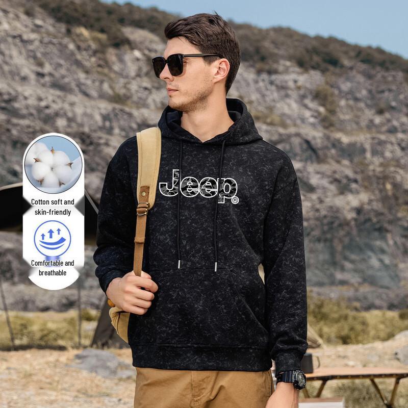 JEEP Men s Hooded Sweatshirt XL