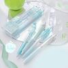 4PCS Ergonomic Handle Gel Inks Pen Refillable Retractable Gel Pen with Plastic Clip 0.5MM Black Inks for Office School