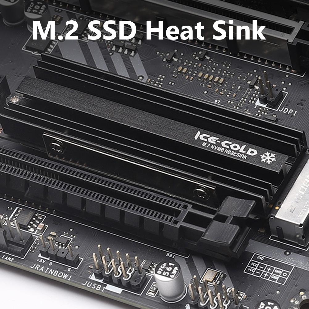 M.2 SSD Heat Sink M2 NGFF NVME 2280 Solid State Disk Drive Radiator Aluminum Heatsink Cooler Cooling Thermal Pad for PS5 Desktop
