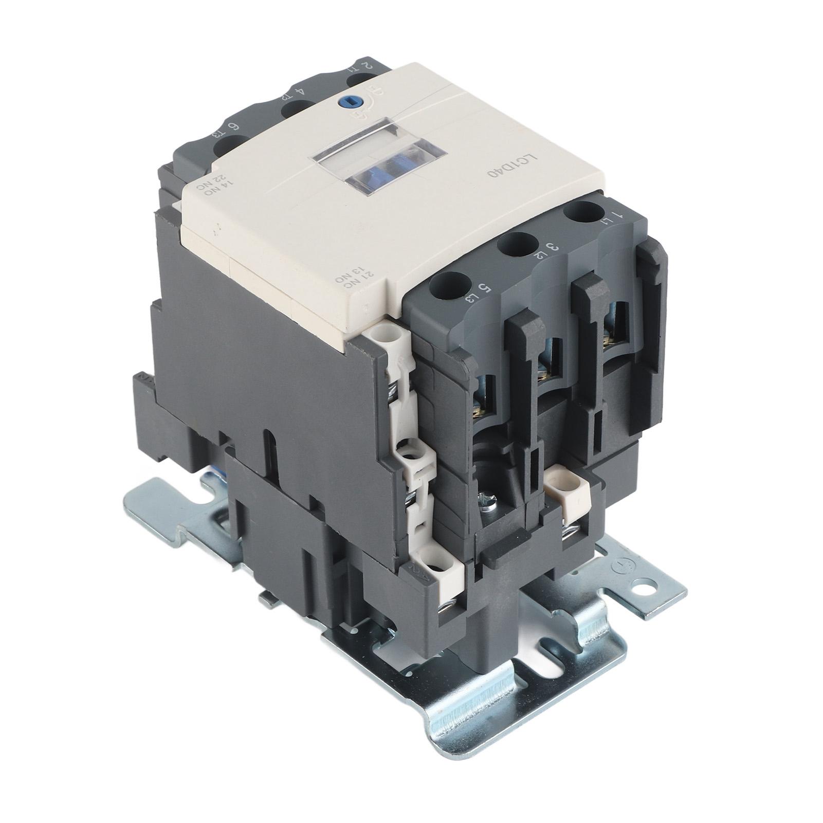 

LC1D40 НОВИЙ Електричний 5060Гц 3 полюси Котушка AC Контактор 220В 40А