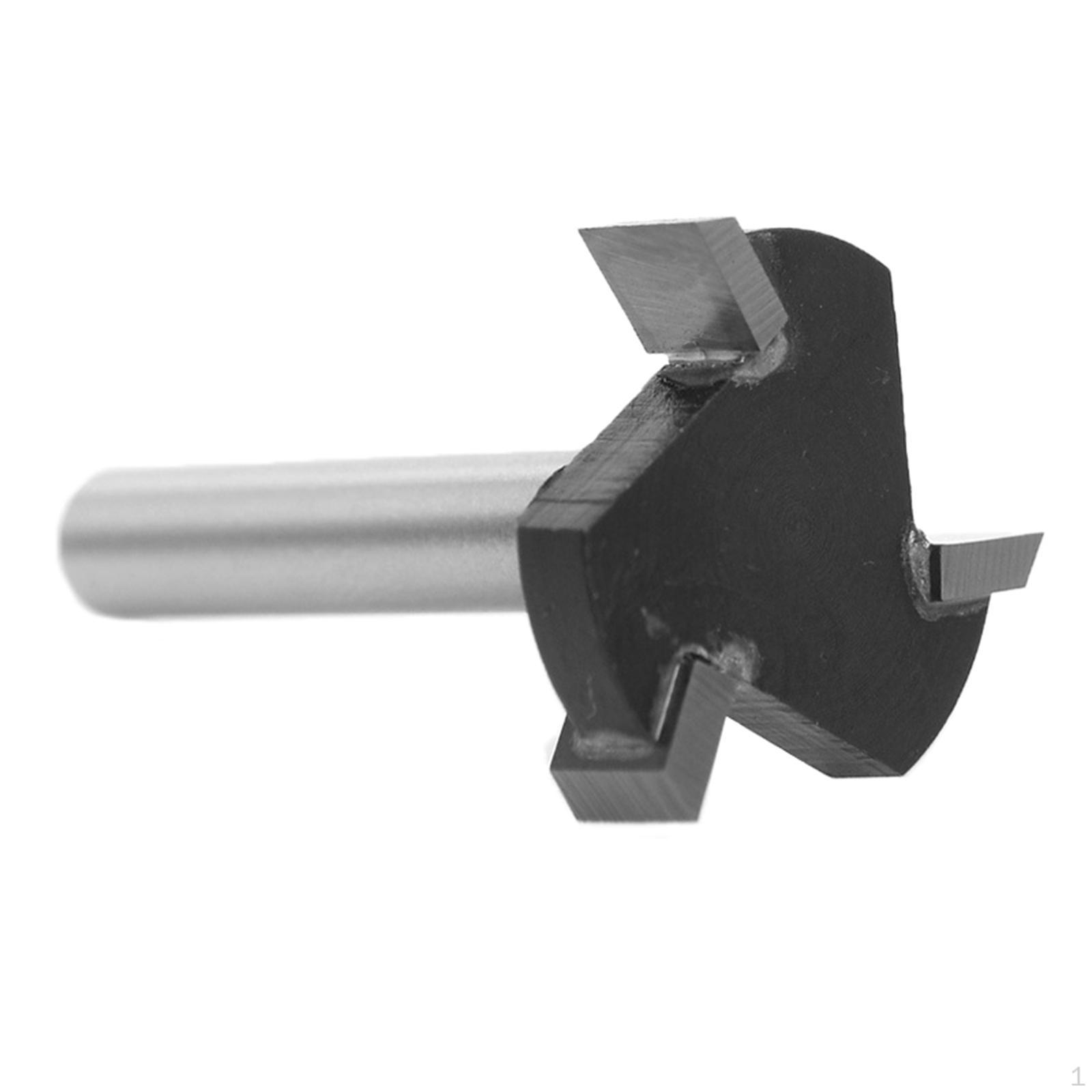 

1/4 Slab Flattening Durable Industrial Grade inch 6mm 3 Woodworking Planer Grooving Milling Quarter Shank