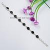 Smoky Topaz Bracelet: Handmade 925 Sterling Silver Oval Gemstone
