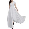 Lady Petticoats Plus Size Dress Thin Breathable Ankle-length Women Summer Spring Slim Sundress for Street Wear
