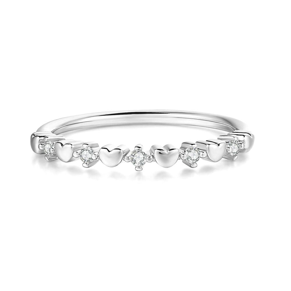 

ZHOUYANG Dainty Ring For Women Delicate Thin Love Cute Light Yellow Gold Color CZ Midi Ring Fashion Jewelry Gift For Girls R901 5