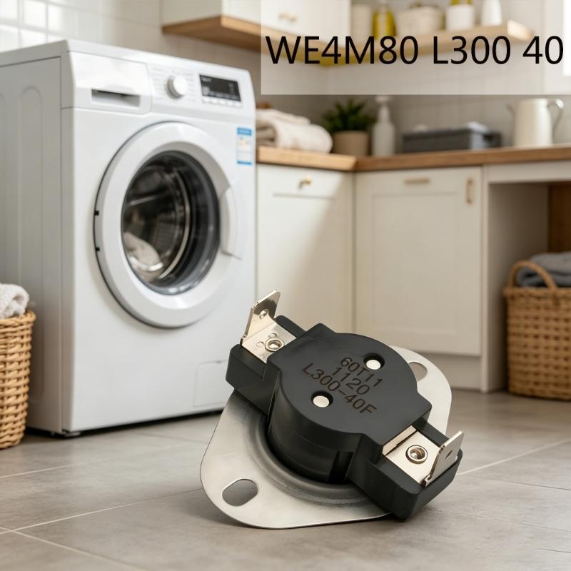 L300-40F Stainless Steel Thermostat for WE04X25194 WE4M80 312487 L290-40F WE4M424 WE04M0080 199B2141P004 Dryer