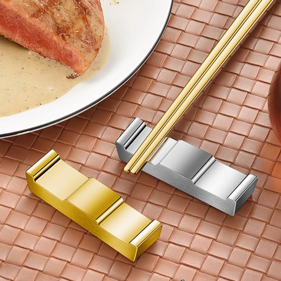 Nerezová podložka na hůlky Potravinová podložka na nože Snadné čištění Držák na příbory proti otiskům prstů ve stylu Palace