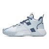 Anta Scarpe da Basket Mid-Top Ammortizzanti Antiscivolo Resistenti all'Usura Jianshan Uomo Sneakers Blu Bianco 112241610-2