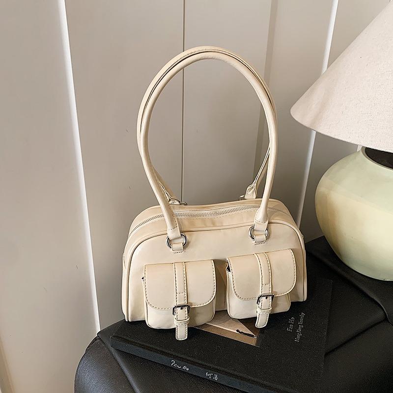 Premium bag women's new spring and summer niche simple portable bowling bag versatile shoulder bag