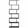 Bookshelf Black Oak Look 70 x 24 x 193.5 cm