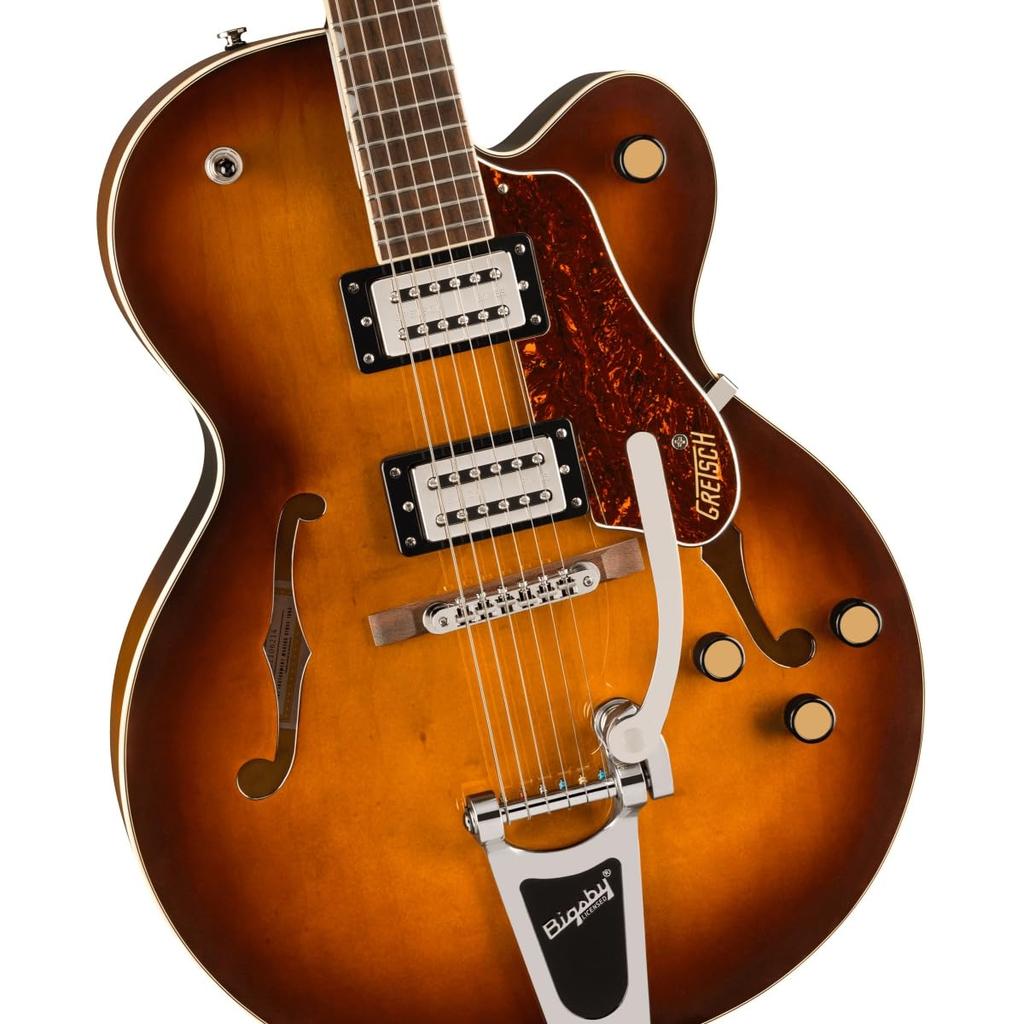 Gretsch G2420T Streamliner Hollow Body with Bigsby Laurel Robusto Burst / Fingerboard, Broad'Tron BT-3S Pickups,