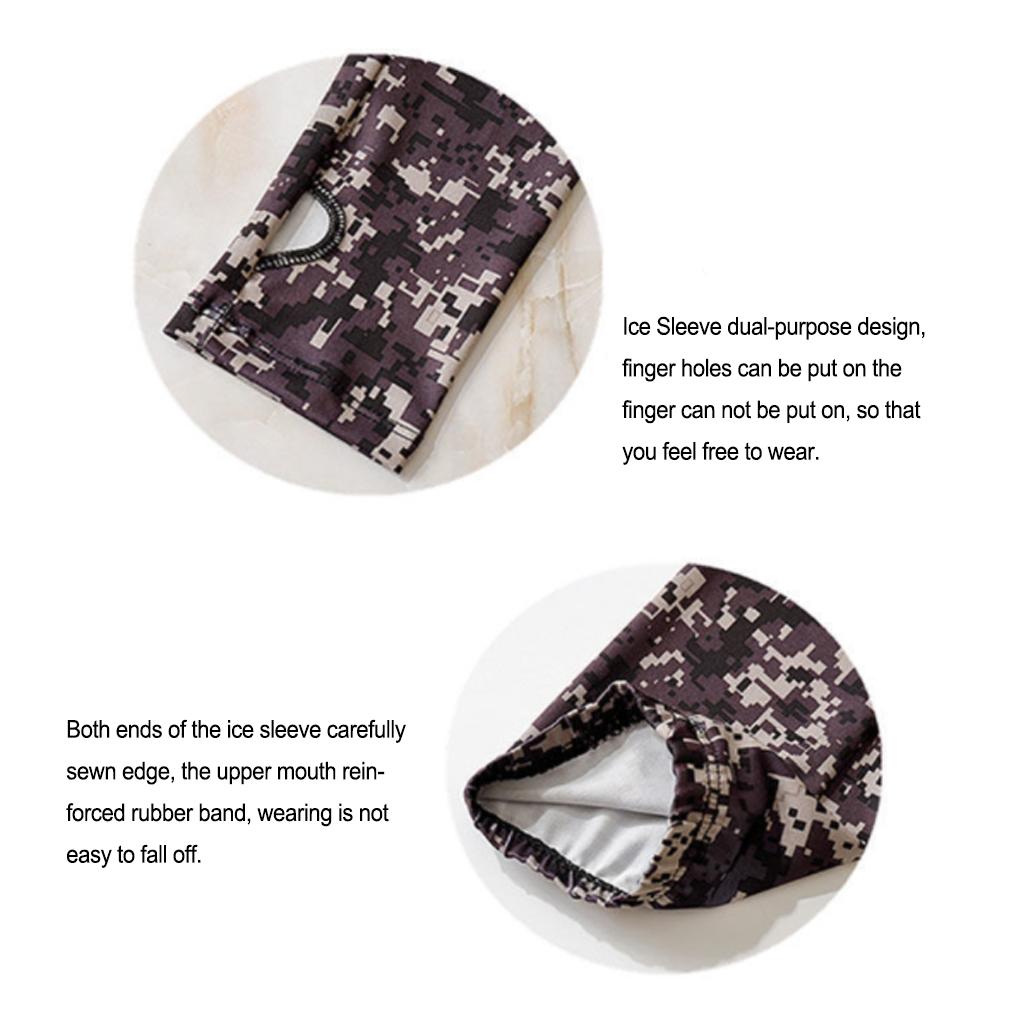 Arm Sun UV Protection Cover Breathable Cuff Sportswear Fingerless Outdoor Fitness Sleeve Running Fishing Cycling