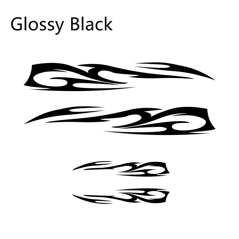 4PCS Car Door Side Stickers Hood Cover Decals Waterproof Vinyl Film Decoration Automobiles DIY Sports Styling Tuning Accessories