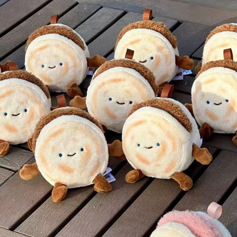 Cartoon Mini Pastry Food Plush Doll Pendant Cake Vegetable Meat Creative Combination Plush Toy Gift For Boys And Girls
