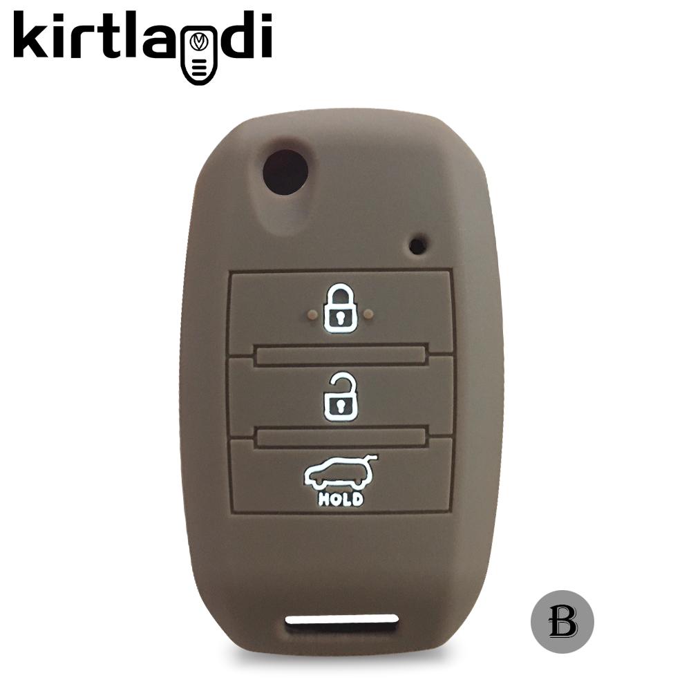 Silikonowy Pokrowiec na Kluczyk Uchwyt Brelok dla Kia Rio GTLine X-line Sorento Optima 3 Cerato K4 Sportage Ceed KX K4 K5 Sorento Prime 3