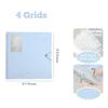 Kawaii Kpop Photo Card Binder 3 Inch Idol Photocard Album with 4/6/9 Grid Slots Capacity Pvc Storage Book for Korean Idol Cards