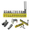 652F 12Pieces Screwdriver Bit Including 55mm Extension Rod Universally 1/4Inch Hexagonal Shank For Electric Tool