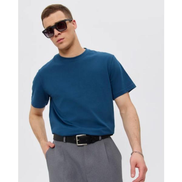 Basic Pure Cotton Solid Color Short Sleeved Multi-color Optional Daily Essential Men's T-shirts