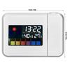 Wther Station Clock Temperature Humidity LCD Color Display LED Backlight Snooze Function Projection Alarm Clock