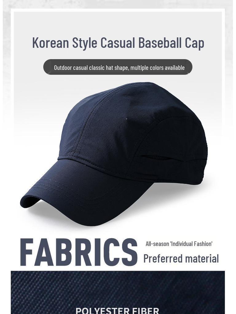 Men's Summer Sun Hat: Breathable, Lightweight Fishing and Casual Baseball Cap