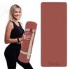 Feetlu Thick Yoga Mat with Straps Inch Popular Thick Yoga Thick Stretch Pilates Mats 1/2 (12mm) - Mats, Mats,